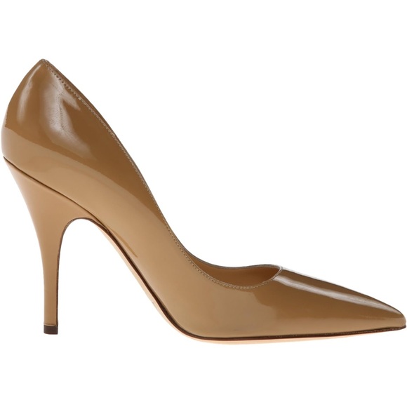 kate spade ♡ Camel Patent Leather Pointed Pumps - Picture 3 of 8
